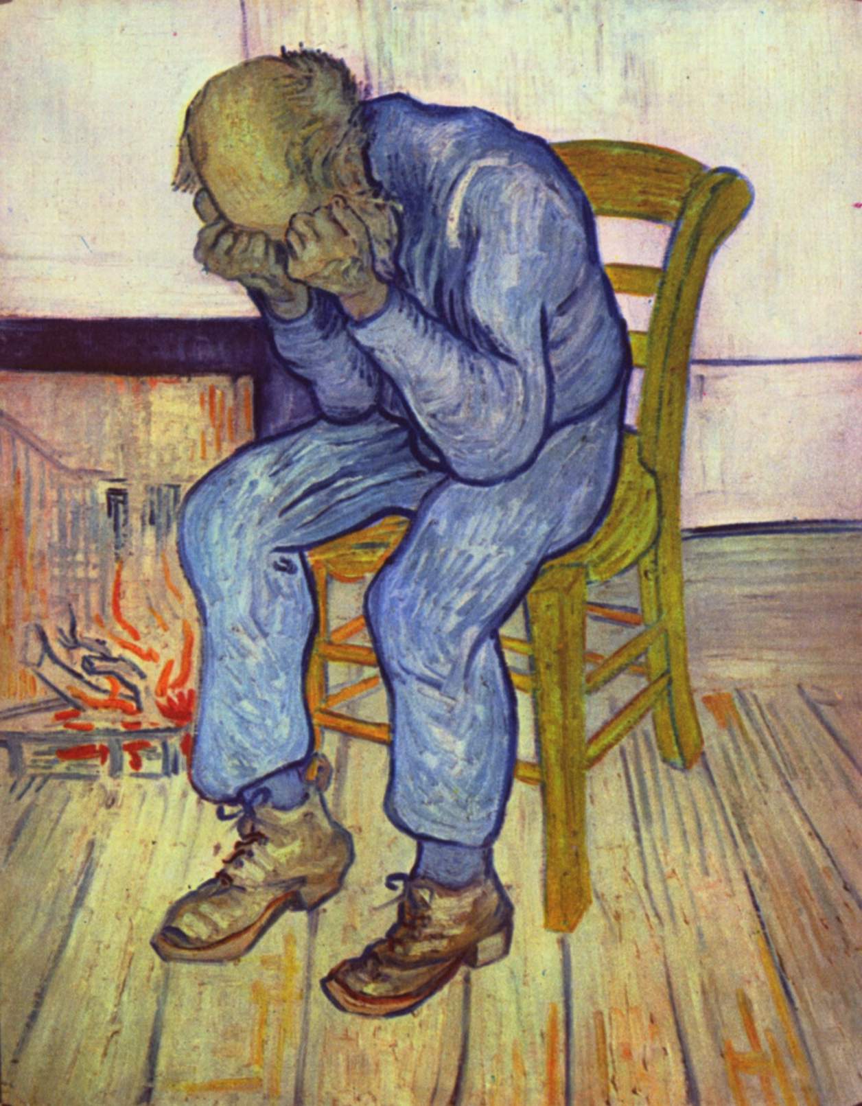 Vincent Van Gogh, Sorrowing Old Man, 1890, oil on canvas.