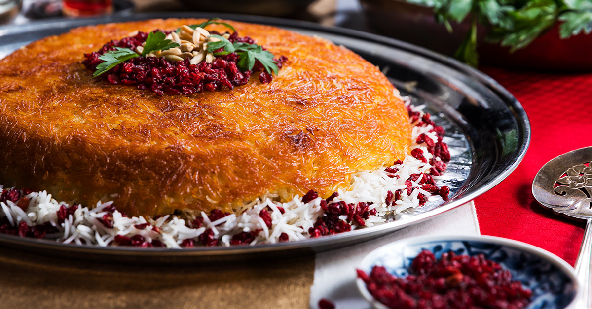 Tahchin Saffron Persian Rice Luxury Ingredients in the Culinary World