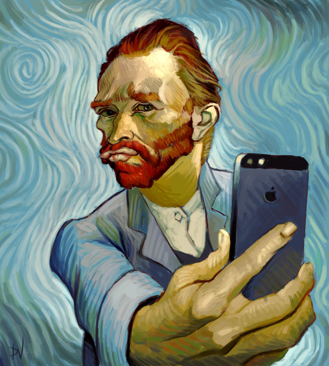 Self-Portrait Van Gogh reproduction for sale