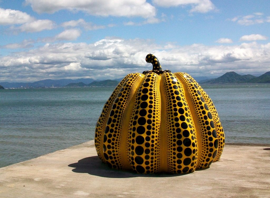 Yellow pumpkin by Yayoi Kusama