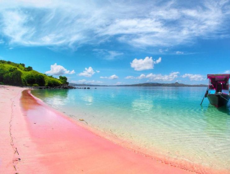 Komodo Island’s famous Pink Beach.