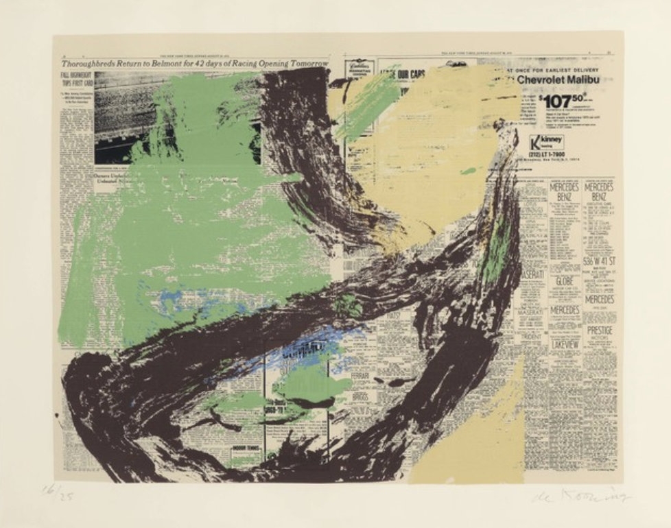 Willem de Kooning's painting "Untitled," 1975